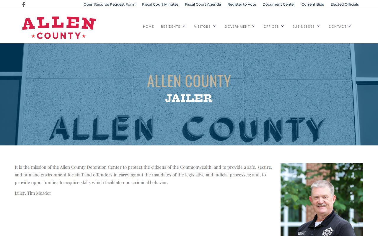 Allen County arrest search detention center contact